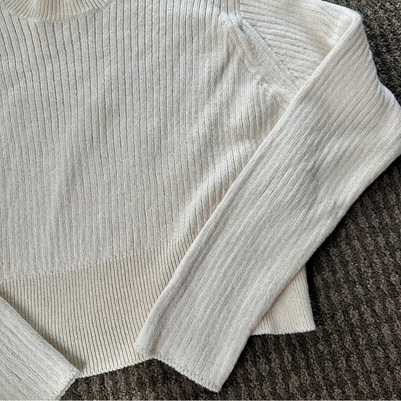 Cordera Cream Ribbed Sweater - Picture 3 of 10